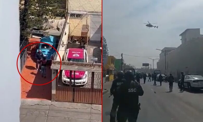 Sujeto mata a un hombre y se atrinchera en Iztapalapa | Videos (Fuertes imágenes)