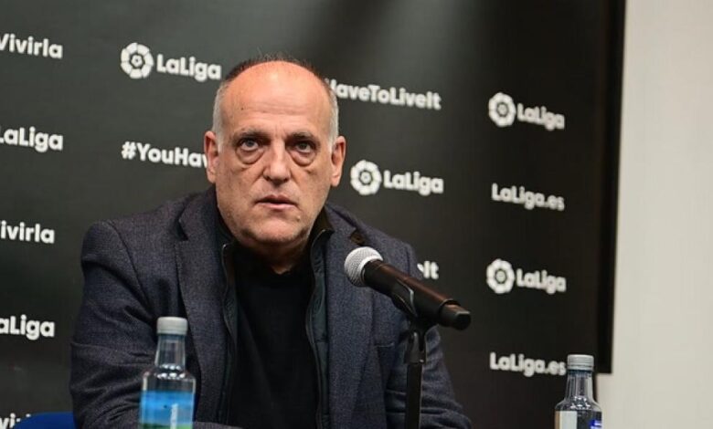 Tebas: "El Barça podría ser víctima de un estafador"