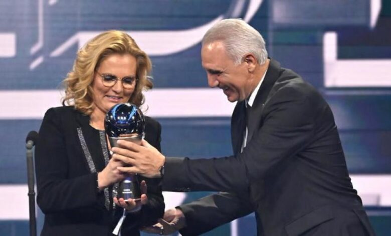 Tercer The Best para Sarina Wiegman