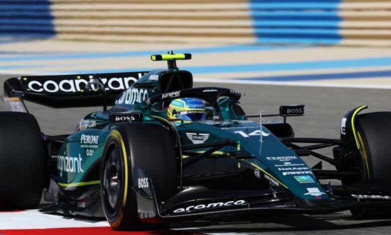 Test F1, día 2: Alonso se doctora en su Aston Martin