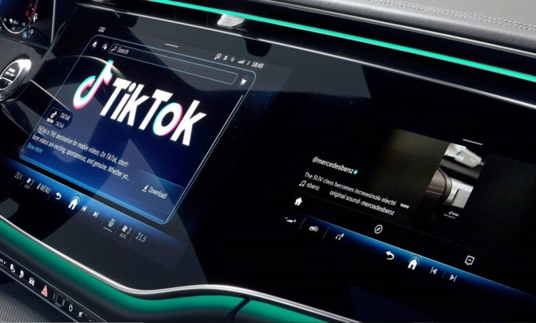 Tiktok llega a los autos, comenzando con Mercedes-Benz