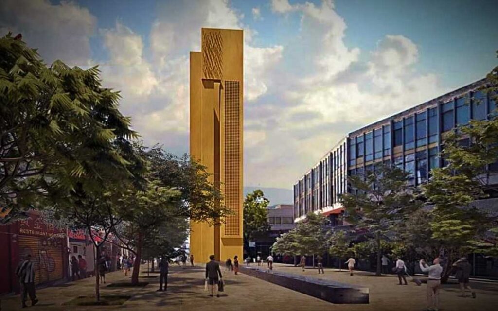 Todavía no se inaugura y ya grafitearon obra de Barragán