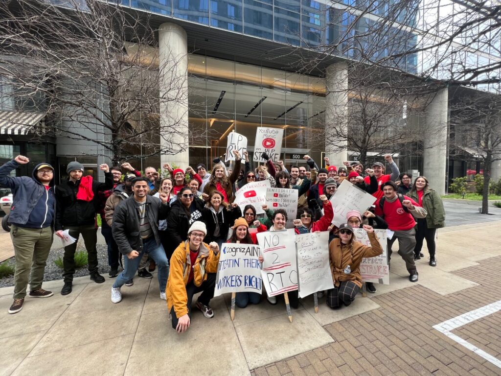 Trabajadores de YouTube Music en primera huelga de Google