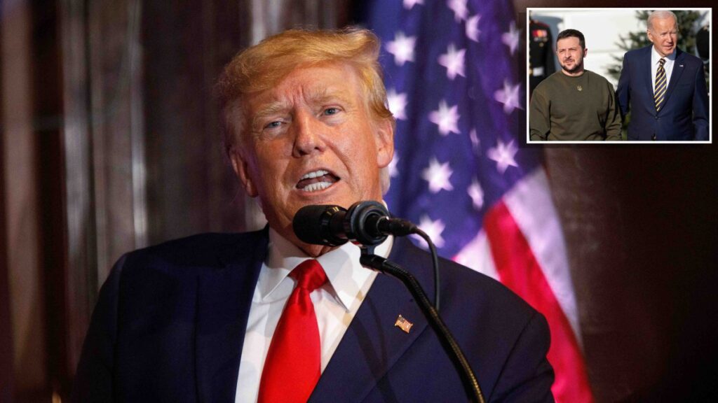 Trump dice que si fuera presidente podría negociar el fin la guerra Ucrania-Rusia “en 24 horas”