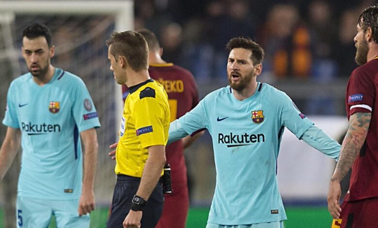 Turpin, árbitro de mal recuerdo para el Manchester-Barça