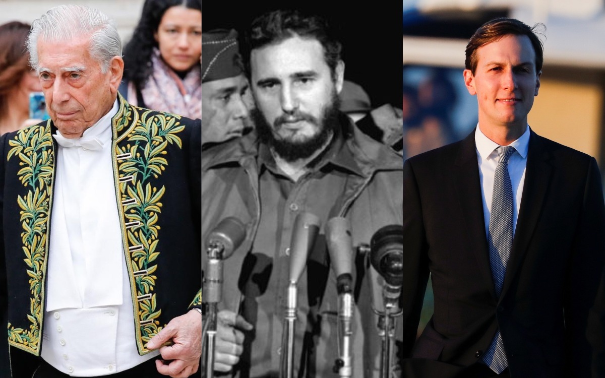 Vargas Llosa, Fidel Castro, yerno de Trump y otros condecorados con la Orden del Águila Azteca