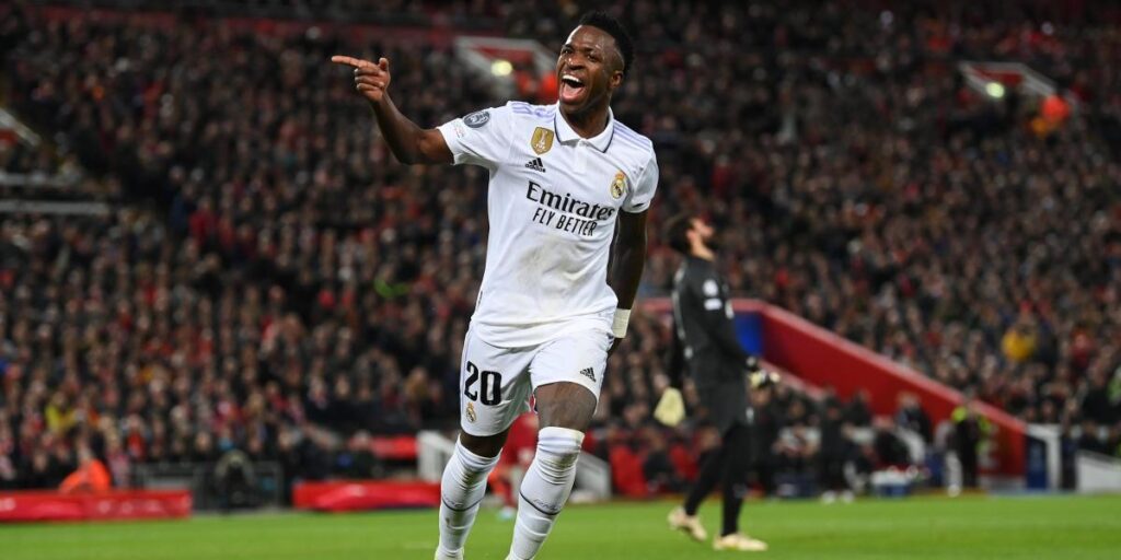 Vinicius, jugador de la semana en la Champions