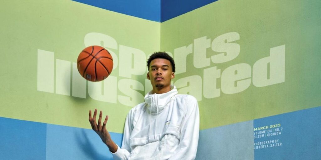 Wembanyama, portada de Sports Illustrated como LeBron