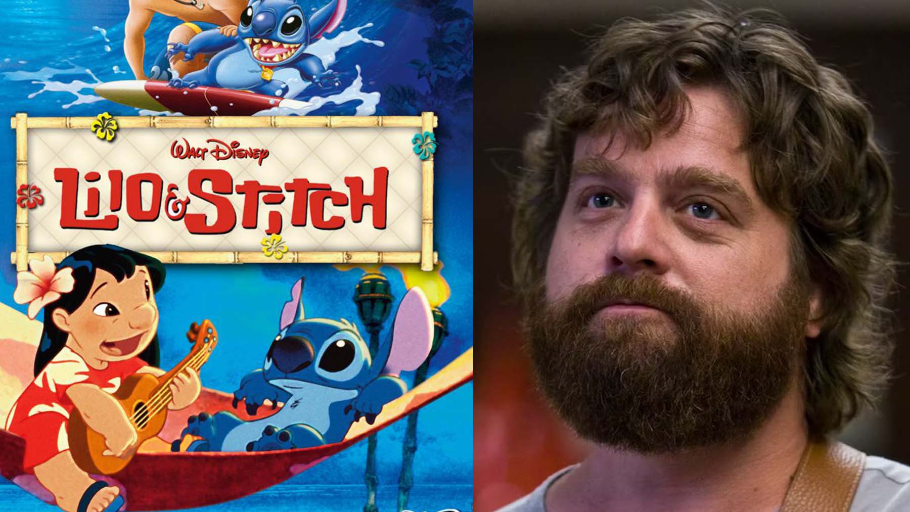 Zach Galifianakis estará presente en el live action de ‘Lilo & Stich’