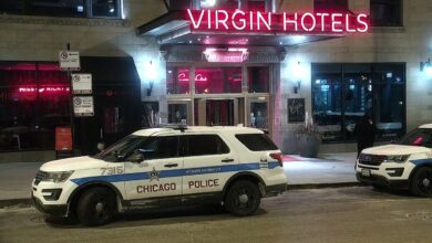 encuentran propiedad de USPS en habitación de hotel vacante en el Loop