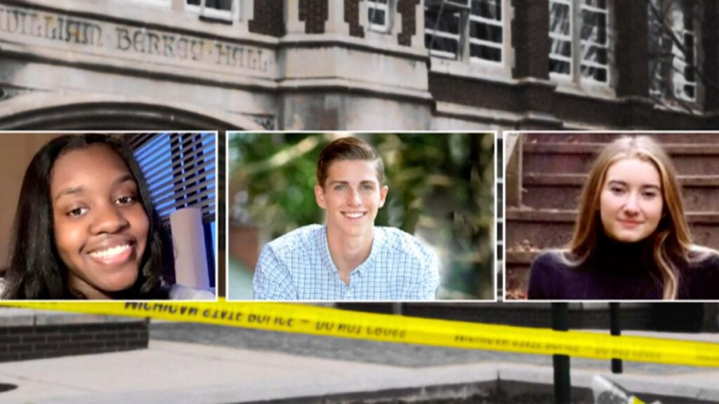 funerales de los estudiantes asesinados tras tiroteo en Universidad Estatal de Michigan