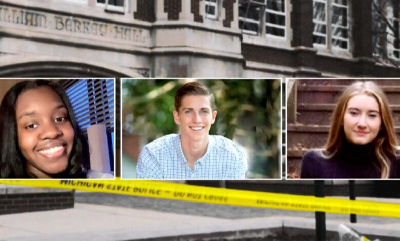 funerales de los estudiantes asesinados tras tiroteo en Universidad Estatal de Michigan