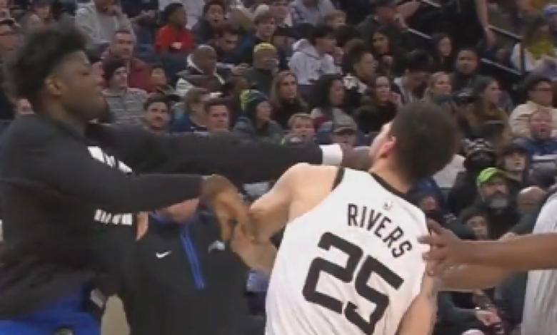 ¡A puñetazo limpio! ¡Otra pelea 'salvaje' en la NBA!