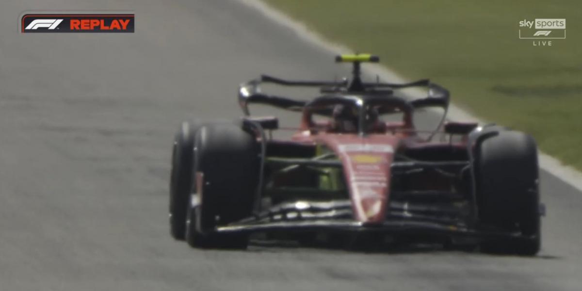 ¿Por qué el morro de Ferrari se deformó en recta?