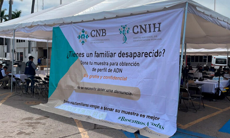 ¿Tienes un familiar desaparecido? Acude a la toma de muestras de ADN en Sinaloa