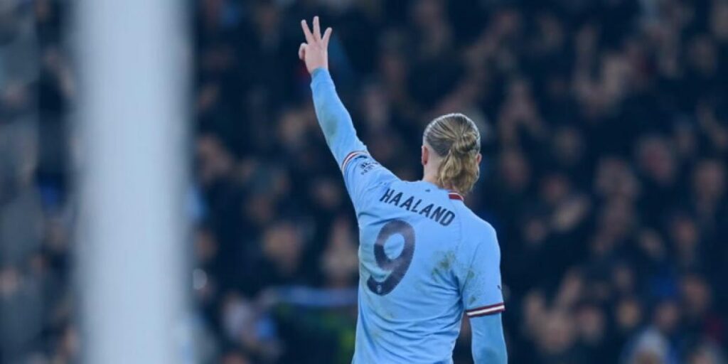 ¡De escándalo! Doblete de Haaland en tres minutos y otro 'hat trick' al zurrón