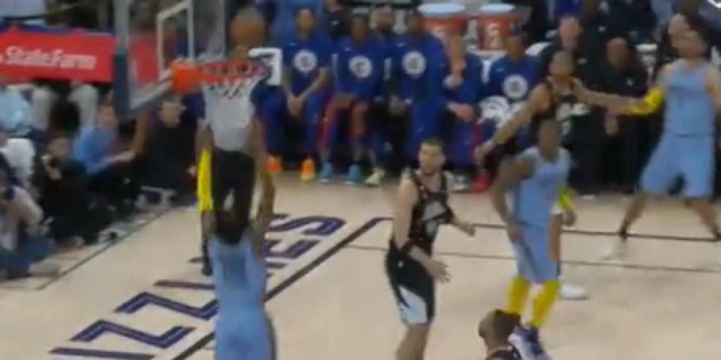 ¡Espectacular! Aldama y Ja Morant presentan el alley oop del año