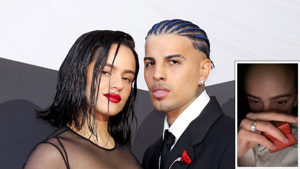 ¡Hay boda! Rauw Alejandro y Rosalía confirman compromiso en video musical