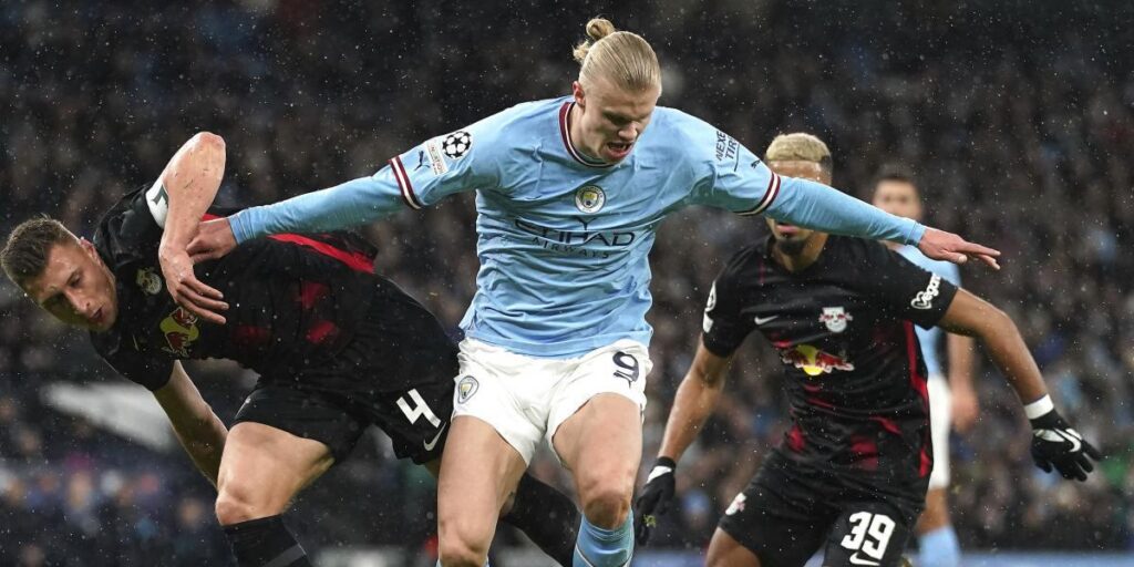 ¡Qué locura! Haaland completa el 'hat trick' ante el Leipzig