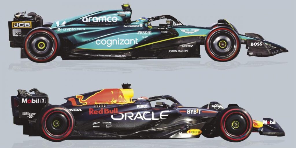 ¿Es el Aston Martin tan parecido al Red Bull RB19?