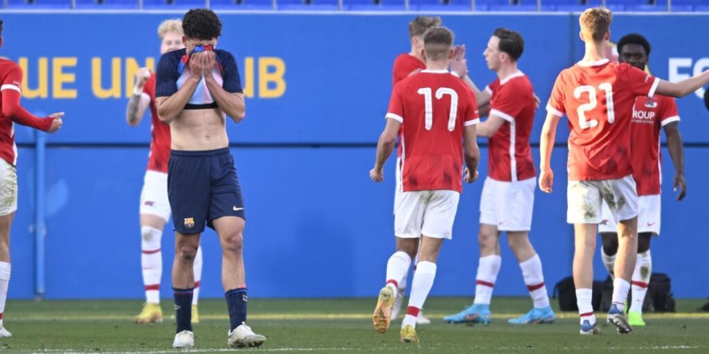 0-3: el Barça cae ante el AZ y no habrá Clásico de juveniles en cuartos