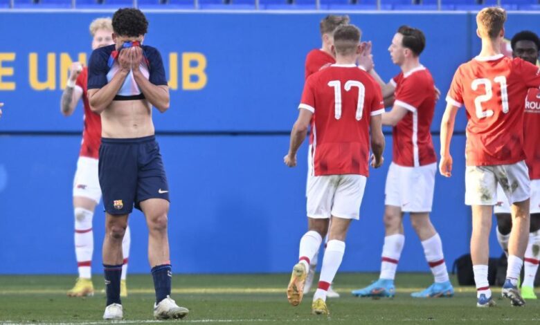 0-3: el Barça cae ante el AZ y no habrá Clásico de juveniles en cuartos
