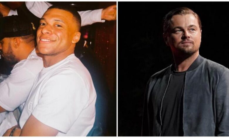'Pillan' a Leonardo DiCaprio de fiesta con una ex de Kylian Mbappé