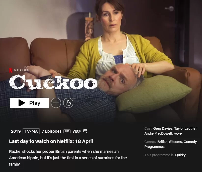 aviso de eliminación de cuco netflix aviso de eliminación de cuco netflix