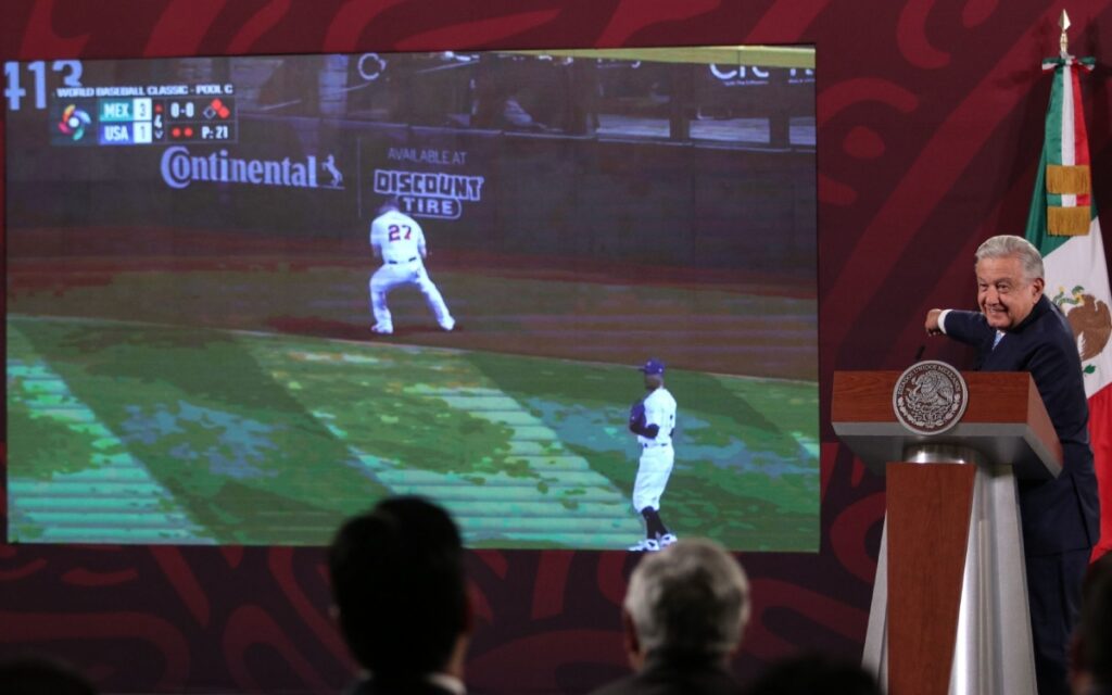 AMLO felicita a la Selección Mexicana de Béisbol
