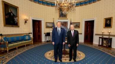 AMLO: si EU detiene a Trump es para quitarlo de boleta electoral