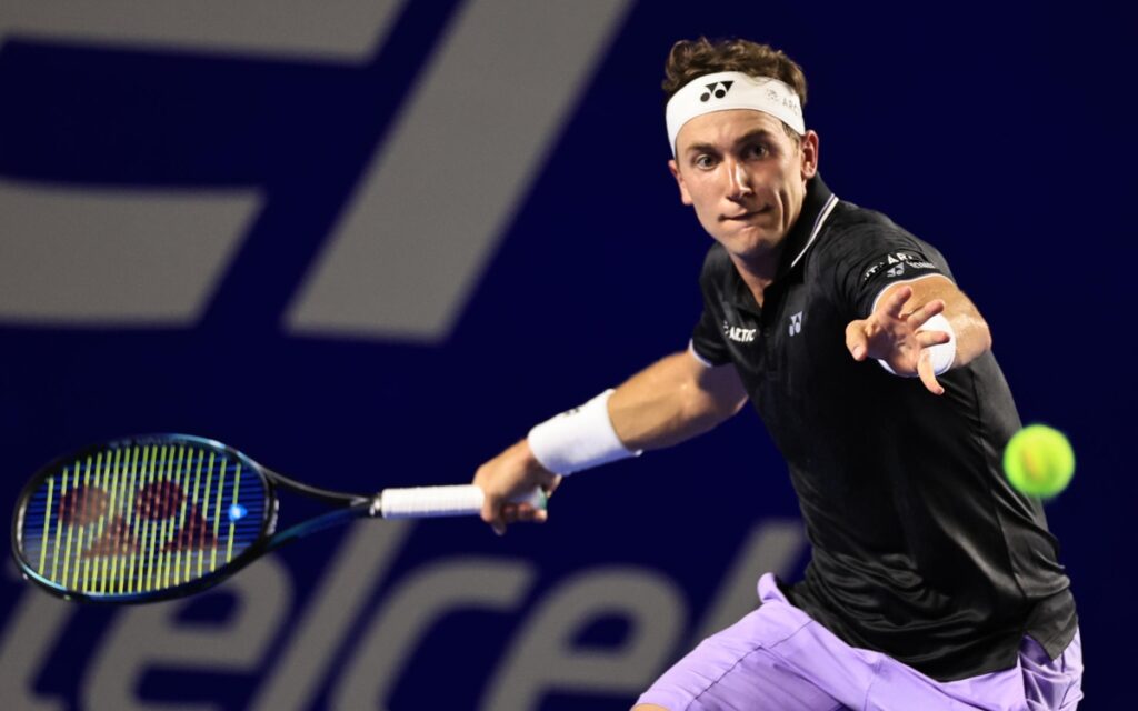 Abierto Mexicano de Tenis: Casper Ruud debuta con un sufrido triunfo ante Andreozzi