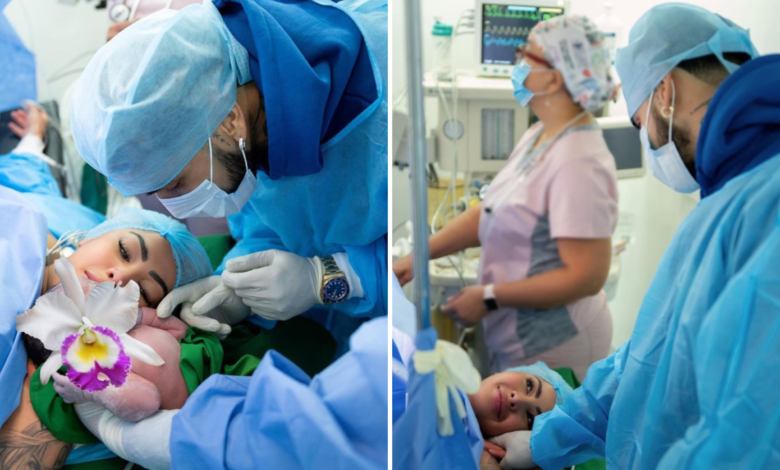 Anuel AA y Yailin La Más Viral dan la bienvenida al mundo a su hija Cattleya