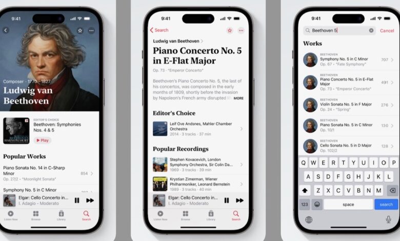 Apple Music Classical ya está disponible para descargar para todos