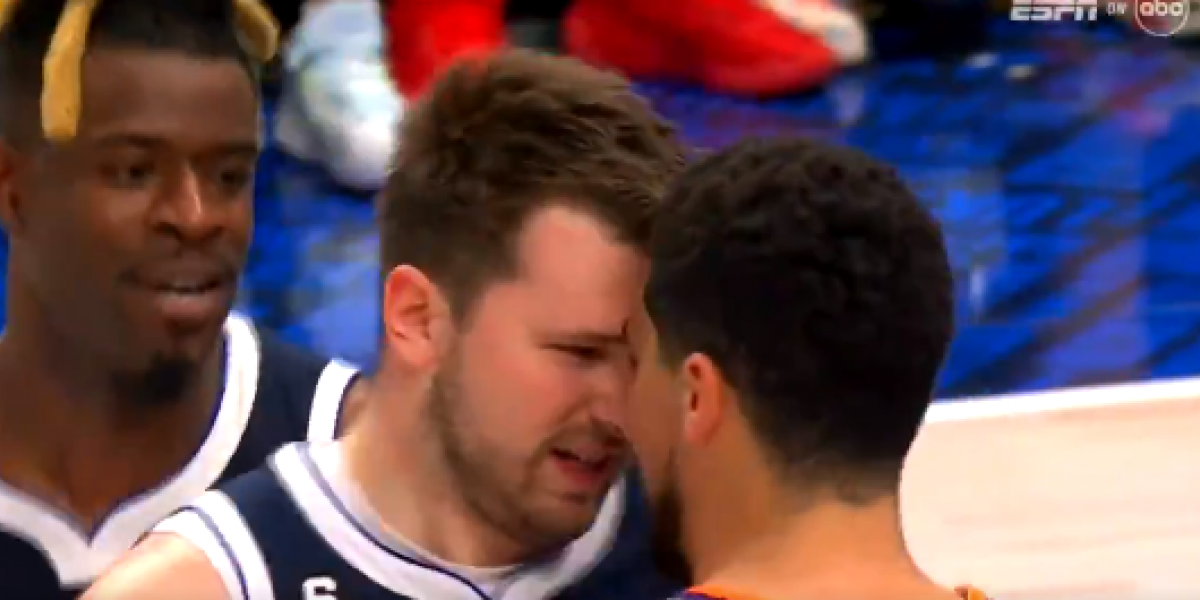 Así fue el pique entre Doncic y Booker: "Cállate la p... boca"
