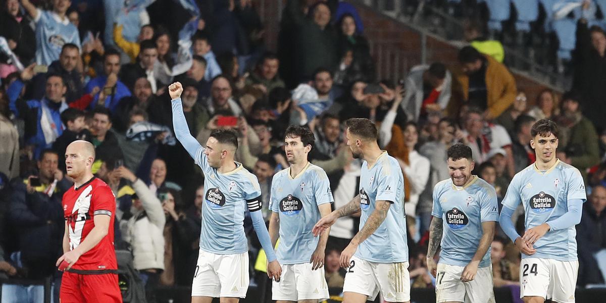 Aspas aleja al Celta del infierno a costa de un Rayo sin gol