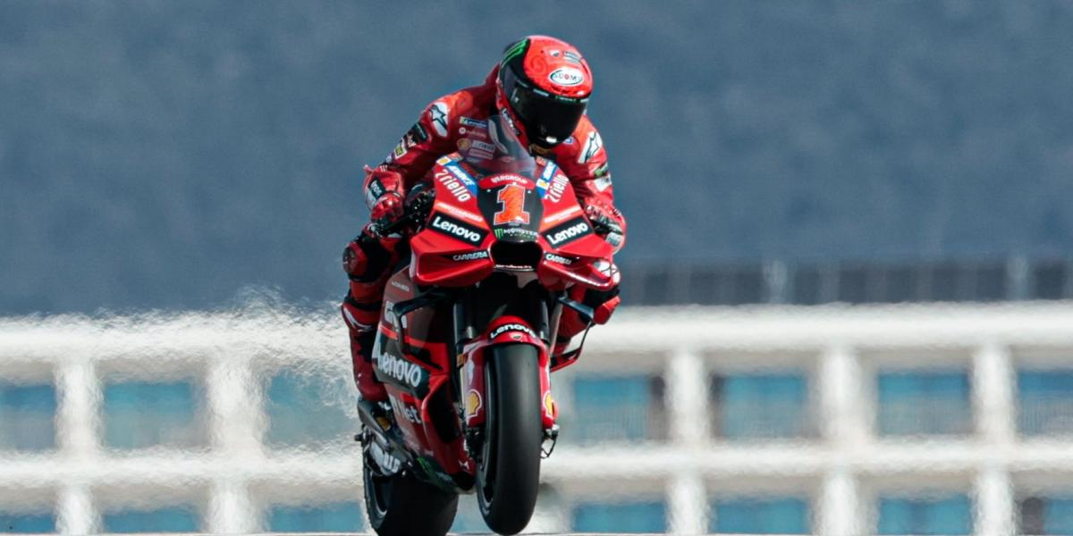 Bagnaia, de récord; Márquez sigue sin mostrarse