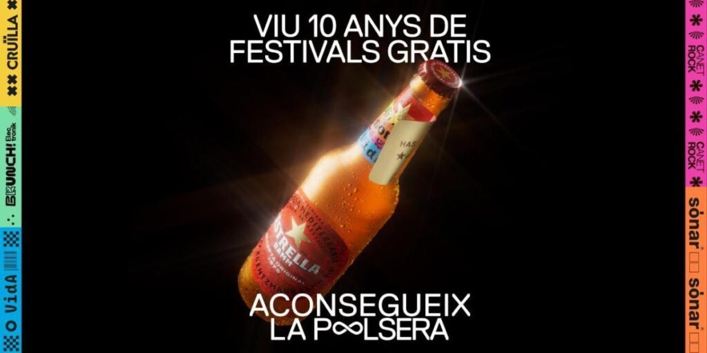 Barra libre de festivales durante 10 años, la propuesta de Estrella Damm
