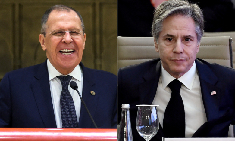 Blinken le pide a Lavrov que Rusia firme el tratado nuclear START