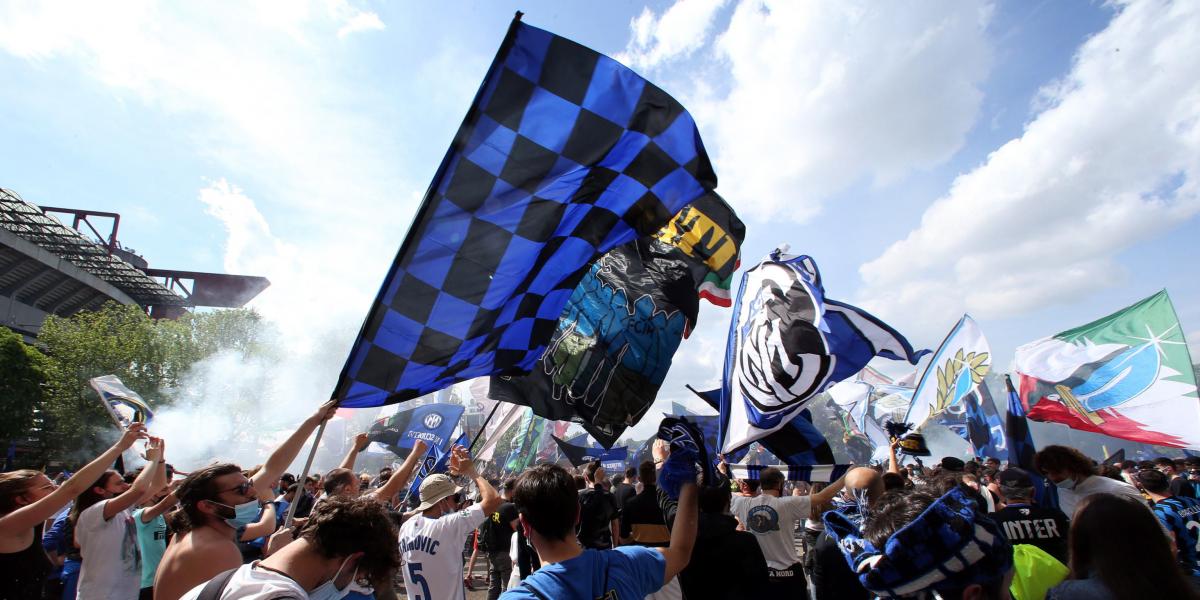 Caos en Oporto con mil aficionados del Inter