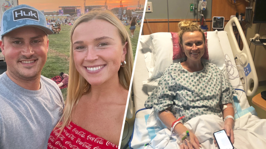 Carly Barrett de 24 años sufría molestias estomacales; jamás se imaginó que fuera cáncer