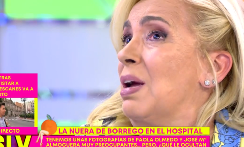 Carmen Borrego, destrozada en 'Sálvame': "He pasado muchas cosas en mi vida pero esta es la peor"