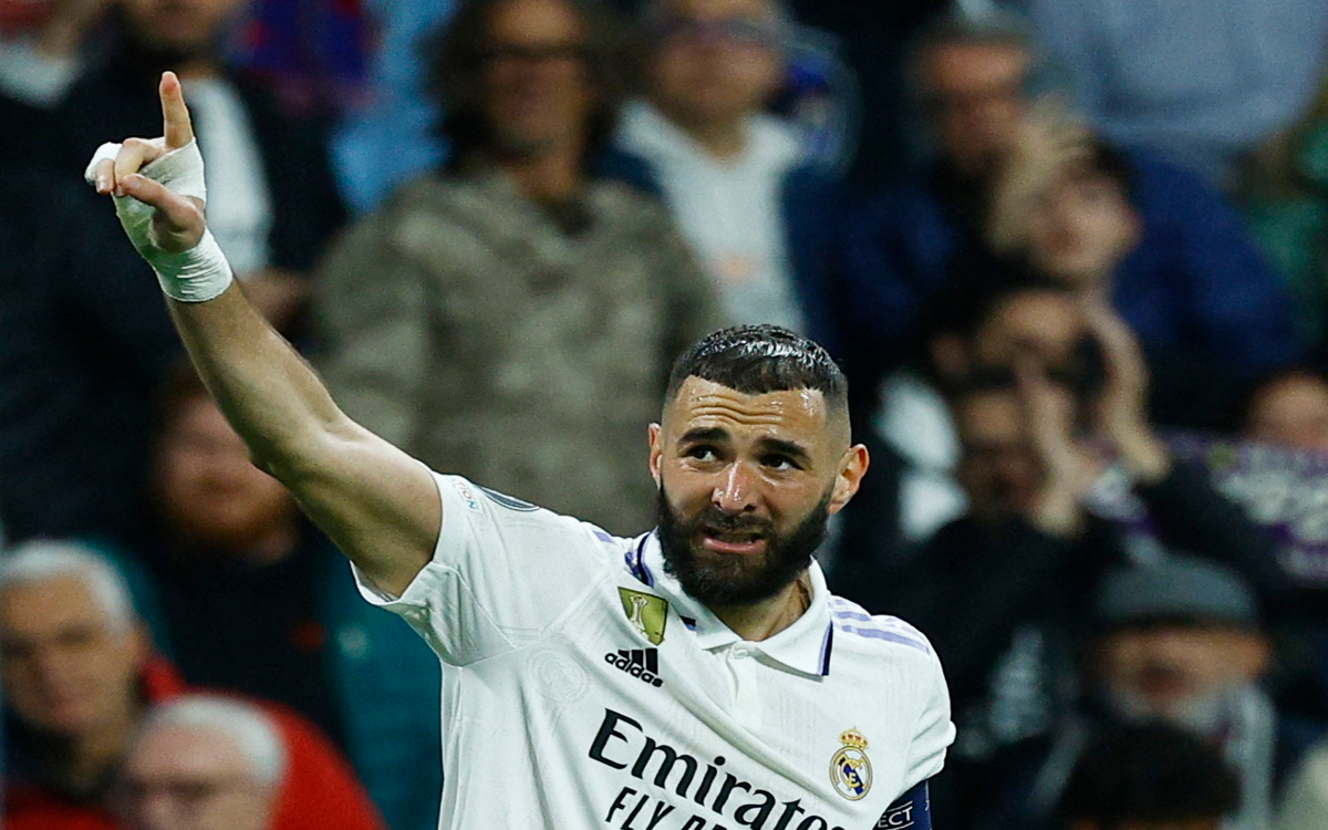 Champions League: Evita Karim Benzema cualquier reacción del Liverpool  | Tuit