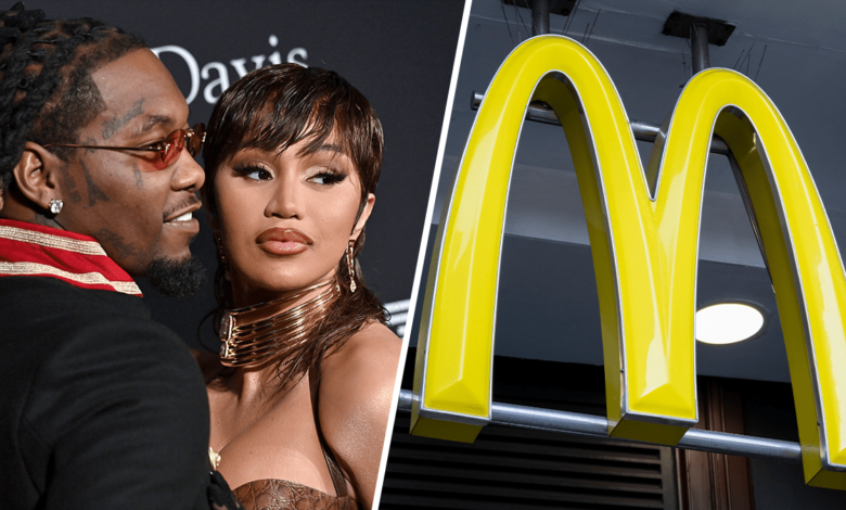 Colaboración de Cardi B y Offset con McDonald’s provoca una reacción violenta