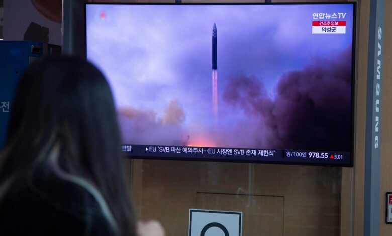 Corea del Norte lanza dos misiles balísticos de corto alcance al mar de Japón