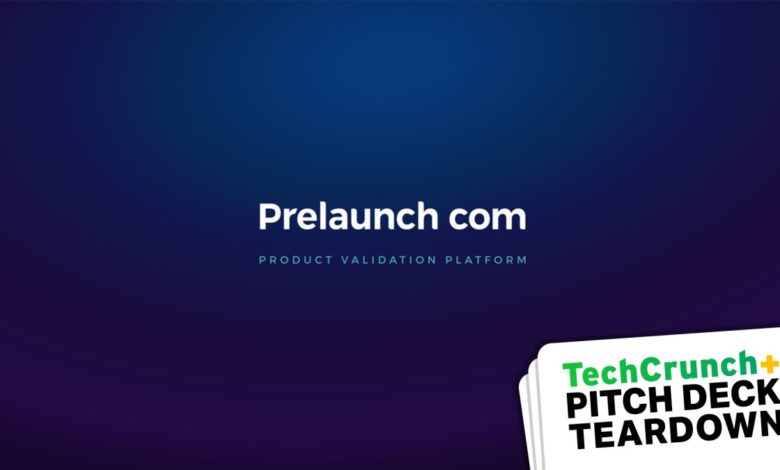 Desmontaje de la plataforma de lanzamiento: la plataforma de semillas de $ 1.5M de Prelaunch.com