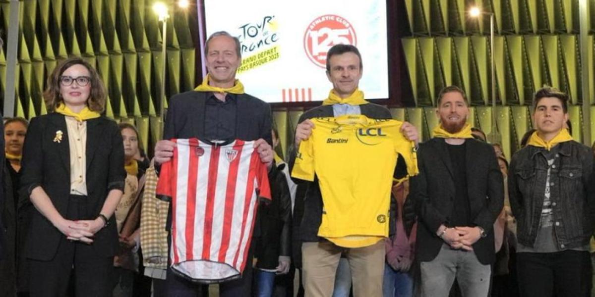 El Athletic se pasa al amarillo a 100 días de la salida del Tour