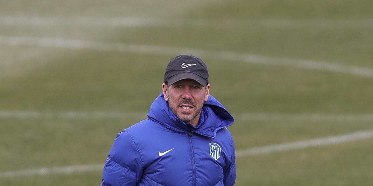 El Atlético regresa con una sesión de gimnasio