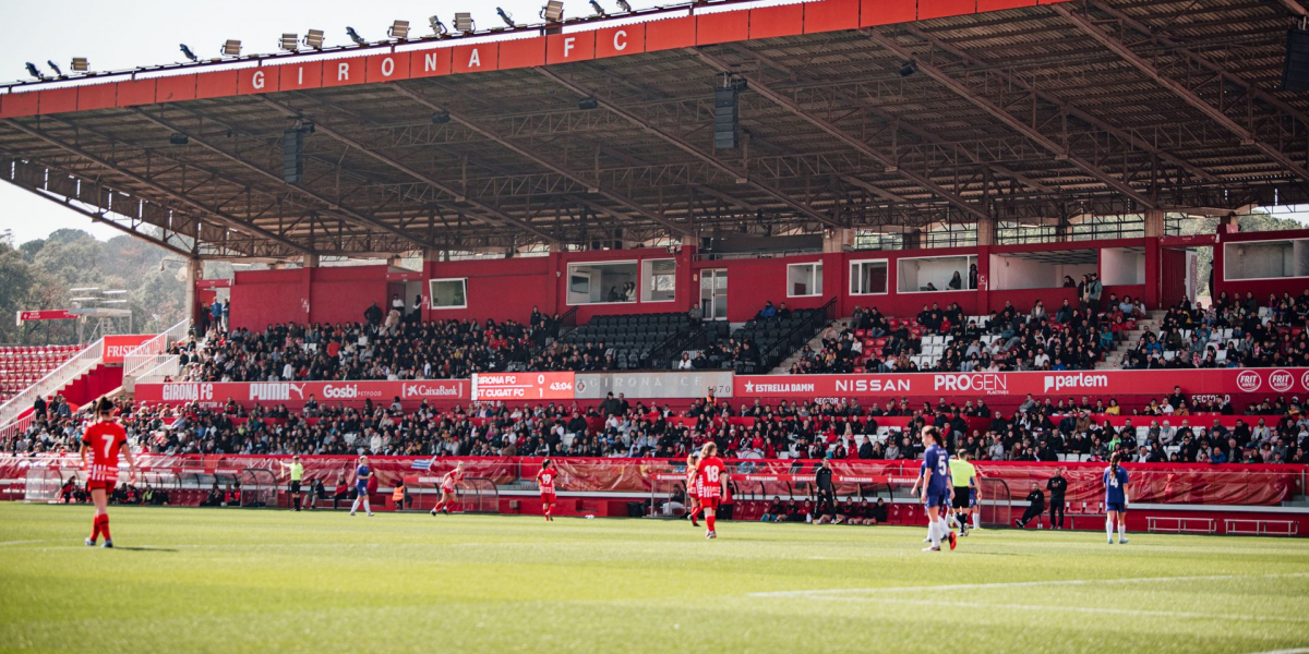 El Girona Femenino, arropado por más de 1.000 espectadores