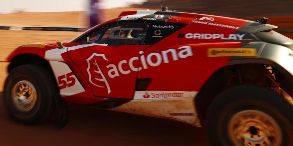 El equipo Acciona Sainz, segundo en Arabia Saudí