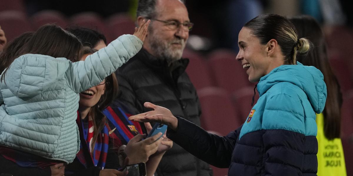 El gran gesto de Mapi con una niña del público